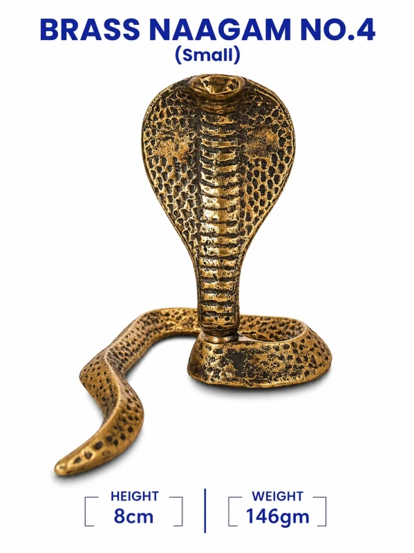 BRASS NAAGAM SMALL NO.4
